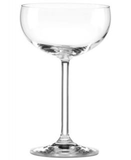 Mikasa Glassware, Set of 4 Cheers Champagne Saucers   Glassware