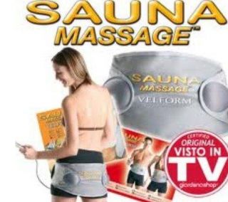 New Velform Sauna Massager Twin Belt Vibration Slimming celluless MD