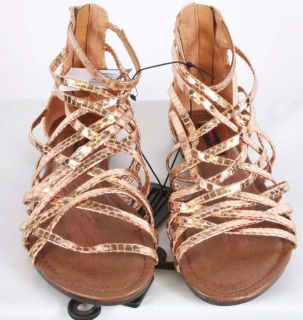 Material Girl Strary Sandals ColorRose Gold US Size 6 Retail $22.95