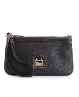 Dooney & Bourke Handbag, Portofina Leather Slim Wristlet, Large