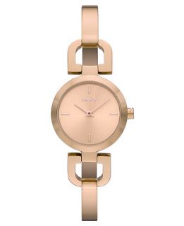 DKNY Watch, Womens Rose Gold Tone Stainless Steel Bracelet 24mm