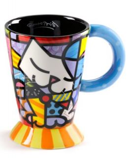 Romero Britto Drinkware, Mini Cat Teapot