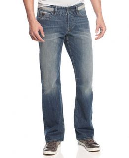 Guess Jeans, Vermont Ragged Wash, Slim Fit Jeans   Mens Jeans