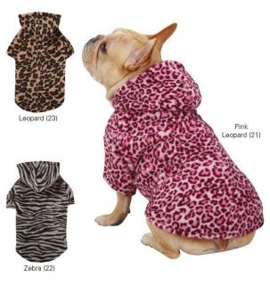 Dog Animal Print Cuddler Hoodie Sweater Hoodies Pet Leopard Zebra
