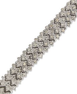 Victoria Townsend Diamond Bracelet, Silver Plated Diamond Bracelet (1