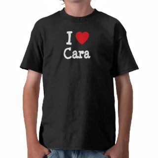 love Cara heart T Shirt