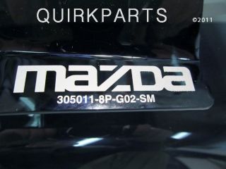 2001 2006 Mazda Tribute Hood Bug Shield Deflector Smoke Genuine New
