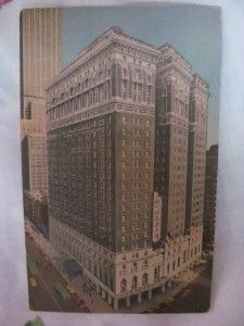 1948 LINEN HOTEL McALPIN NEW YORK, NY STREET SCENE BROADWAY AT 34TH