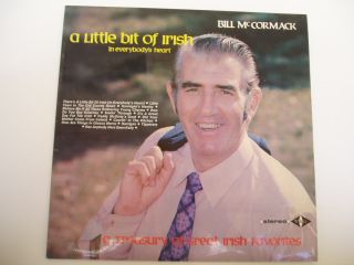 Bill McCormack A Little Bit of Irish LP Record