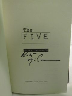 The Five by Robert McCammon    SIGNED Trade Hardcover Edition From Sub