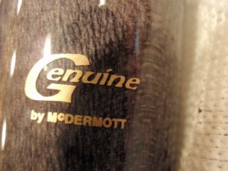 Genuine McDermott Two Piece Pool Cue and Case