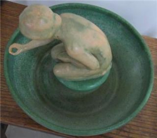 Arts Crafts Period Walrath Pottery Bowl
