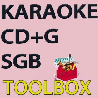 Karaoke CD+G 10 disc toolbox Sweet Georgia Brown, very good tracks