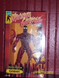 Look Maximum Carnage Deluxe Carnage 10 `` Figure New Look