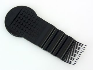Mebco Little Tease Teasing Hair Comb Pic Pick Black Black Tips New