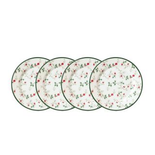 Pfaltzgraff Melamine Dinner Plates Set of 4 Winterberry