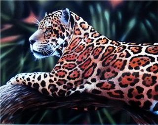Daniel Lee Melendez Le s N Jaguar Framed Big Cat Feline