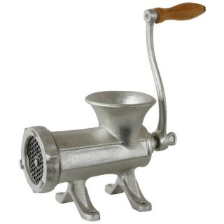 Using the Sportsman Series Cast Iron Meat Grinder, blend tallow with