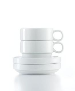 Stax Living Dinnerware, White Collection   Casual Dinnerware   Dining