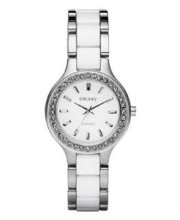 DKNY Watch, Womens White Ceramic Bracelet NY4886   All Watches