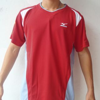 Mizuno Mens Volleyball Jersey Shirt Red s M L