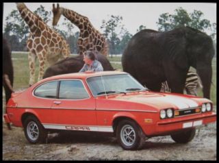 1976 Lincoln Mercury Capri Rally Cat Sales Brochure