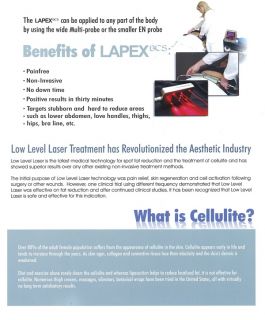 New Meridian Lapex BCS Pro 2000P Liposuction Cellulite Fat Laser