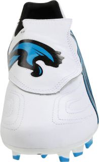 Mens Puma V3 11 I FG Powercat Soccer Football Cleats Shoes White Blue