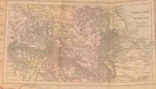 1890 The Mexican Guide Thomas Janvier Maps
