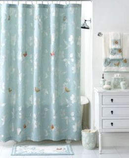Martha Stewart Collection Bath Accessories, Mariposa Shower Curtain