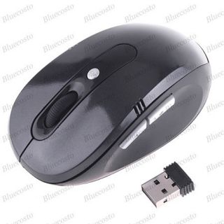 Wireless RF 2 4GHz Optical Mouse Mice Trackballs for Laptop Notebook