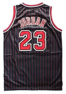 Michael Jordan Bulls Black Swingman Jersey Retro