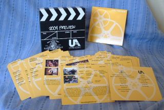 MGM United Artists 2004 CD DIGITAL Movie Preview in Slate Box & Cards