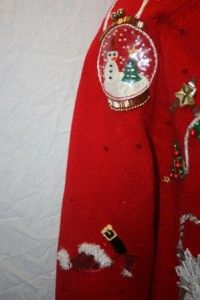 Michael Simon Cardigan Sweater Christmas Holiday Shoes Handbags