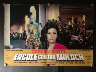 Ercole Contro Moloch Peplum Hercules Against Moloch 1963 Fotobusta 3