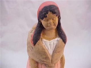 Fabulous Vintage Mexican Pottery Woman Figurine
