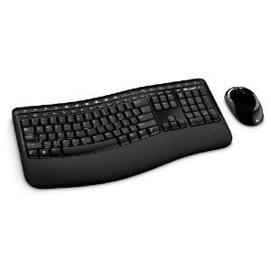 Microsoft Comfort Wireless Desktop 5000 Keyboard Mouse for PC Mac CSD