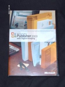 Microsoft Office Publisher 2003 w Digital Imaging Publisher w Key