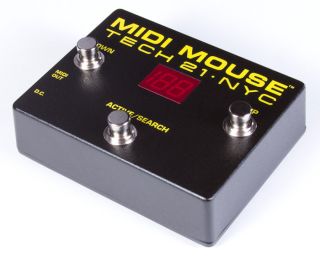 Tech 21 MIDI Mouse New MM1 9V Operable MIDI Foot Controller