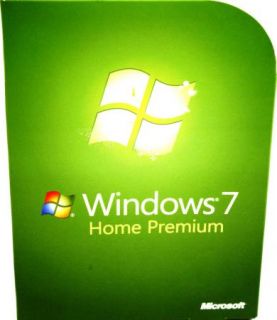 Microsoft Windows 7 Home Premium w/32 & 64 bit discs and Product Key