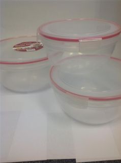 Tupperware Plastic Food Storage Containers Freezer Microwave Click and