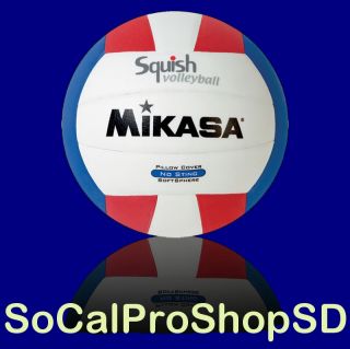 Mikasa VSV100 Squish No Sting Volleyball USA Colors New