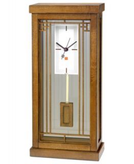 Bulova Clock, Gale Bookcase Frank Lloyd Wright Collection Tabletop