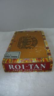 Vintage El Roi Tan Mild Cigars Box by American Tobacco Company