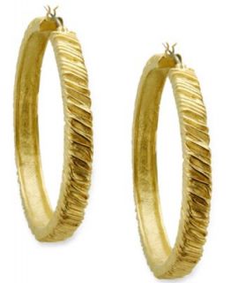 Tahari Earrings, 14k Gold Plated Filigree Earrings