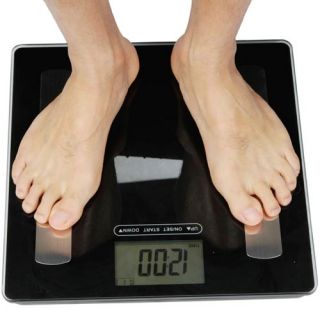 330lbs LCD Digital Scale Body Weight Fat Hydration Bone Kcal
