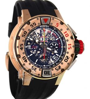 Richard Mille Rose Gold RM 032 Automatic Chronograph Dive Watch