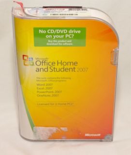 Microsoft Office Home and Student 2007 Software Suite 