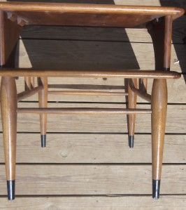 Lane Acclaim DoveTail Mid Century American Made Step Side Table Mid Mo