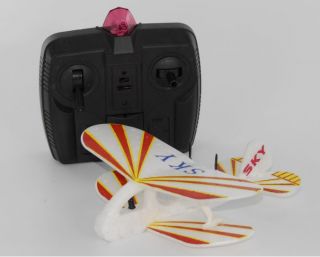 remote control. This mini RC airplane provides the same incredible